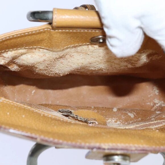GUCCI Hand Bag Leather Brown Auth - Picture 12 of 16